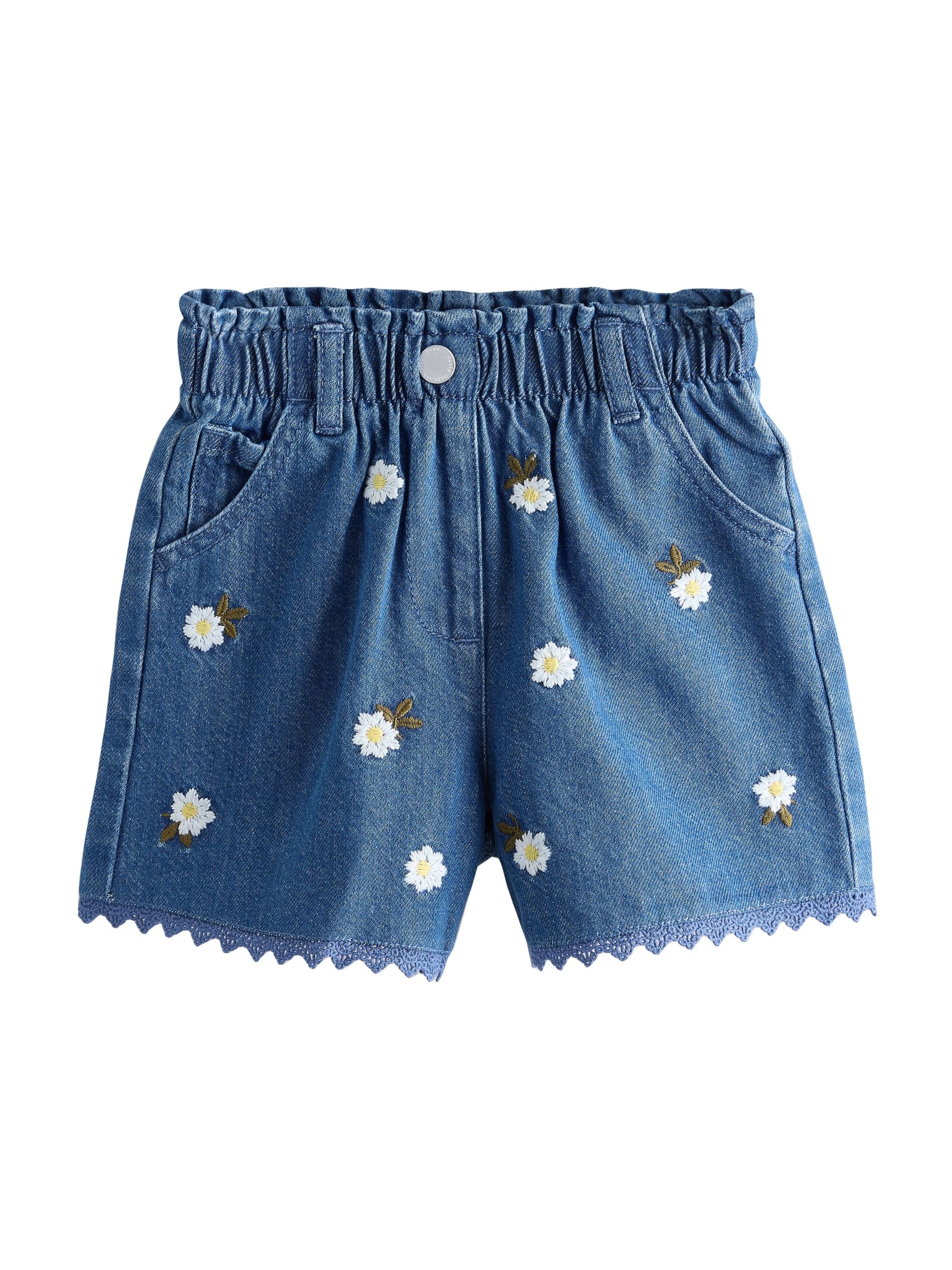 Next Jeans in de kleur Saffier / Blauw denim / Olijfgroen / Wit, Productweergave