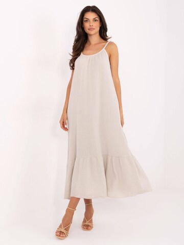 Madnezz House Kleid in Beige: Vorderseite