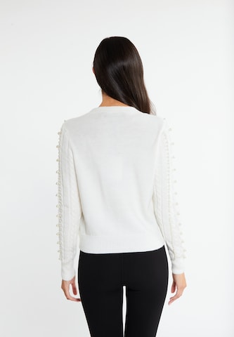 Cardigan 'Tuxe' faina en blanc