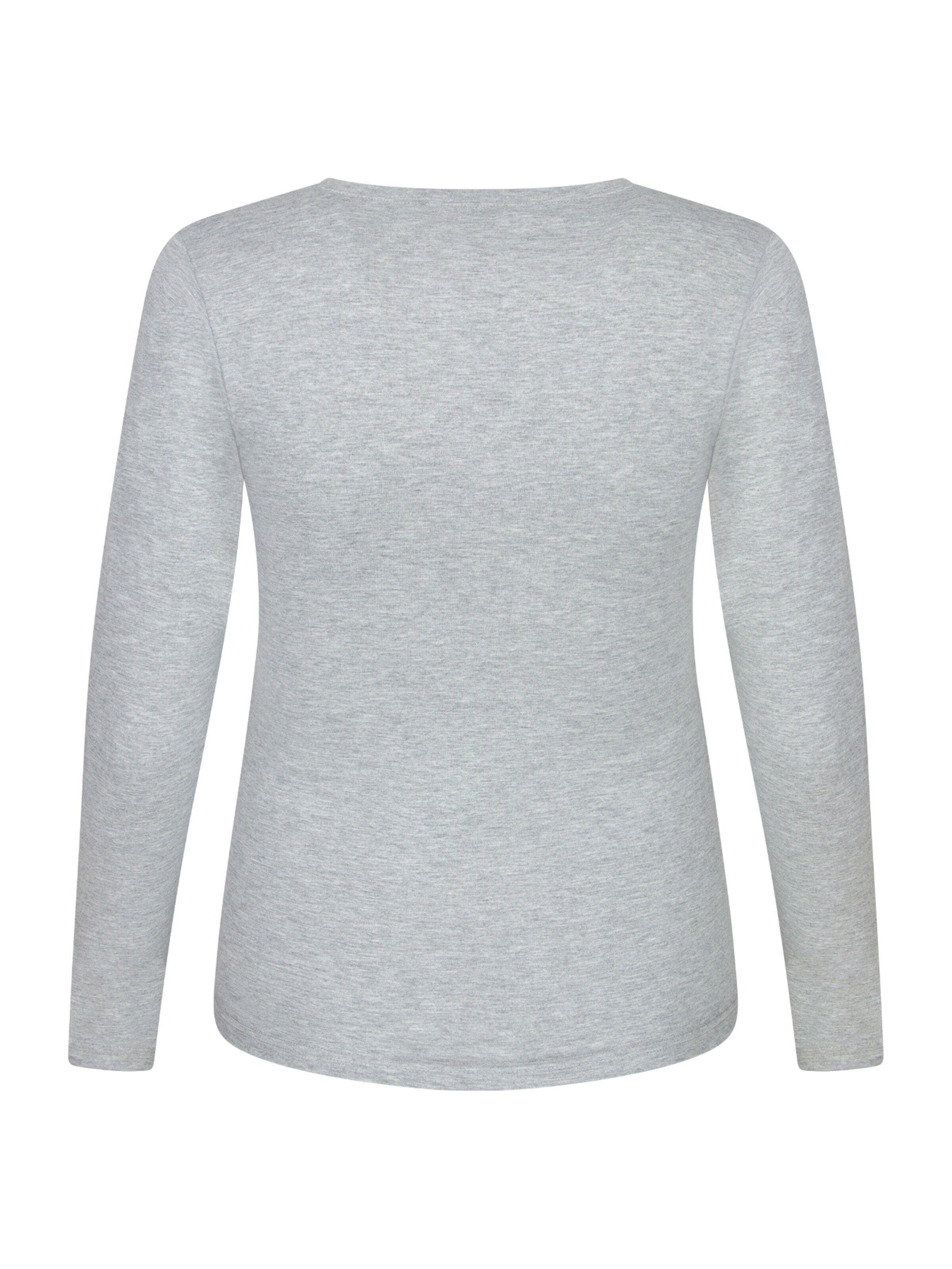 M.M.C. Shirt 'Langarm Basic Umstandsmode' in Grey