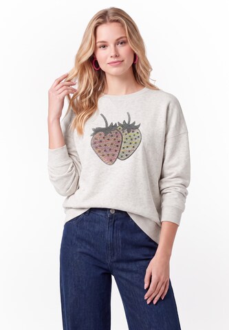 MYMO - Sweatshirt em cinzento: frente