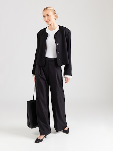 ABOUT YOU Wide leg Byxa 'Masha' i svart