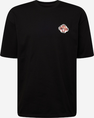 HUGO - Camiseta 'Deskide' en negro: frente
