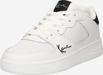 Sneaker bassa di Karl Kani in bianco: frontale