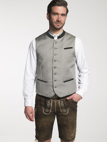 SPIETH & WENSKY Traditional Vest 'Daniel' in Grey: front