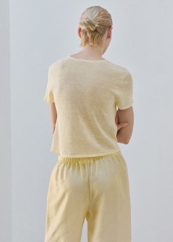 MANGO Schlafshirt 'Tonic' in Gelb