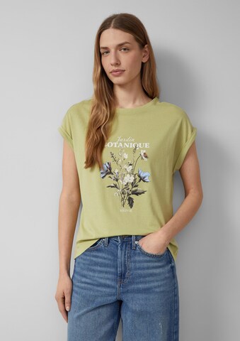 T-shirt s.Oliver en vert : devant