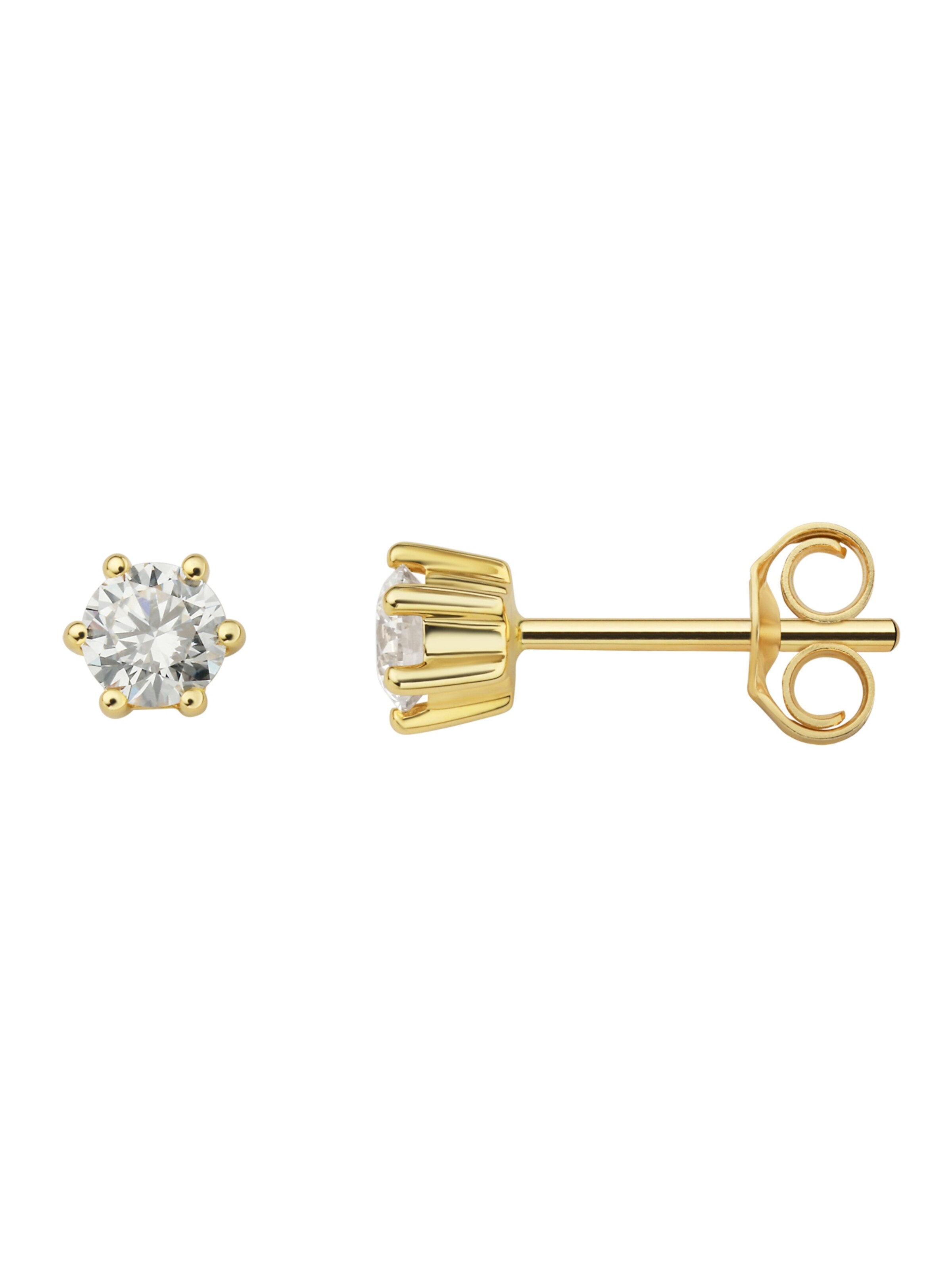 ONE ELEMENT Ohrringe '6er-Krappe' in Gold