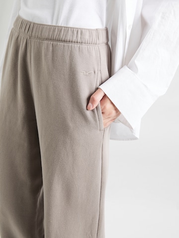 HOLLISTER Wide leg Trousers 'DRIFTWOOD' in Brown