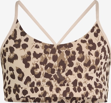 ADIDAS SPORTSWEAR - Top deportivo en beige: frente