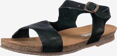 Greenova Sandalen in dunkelgrün, Produktansicht