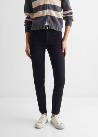 MANGO TEEN Skinny Jeans in Schwarz: predná strana