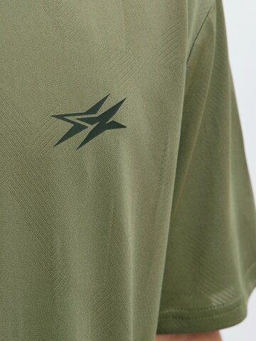 žalia JACK & JONES Marškinėliai 'JCOCNZ PARIS'