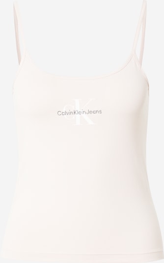 Calvin Klein Jeans Overdel i grå / pastelpink / hvid, Produktvisning