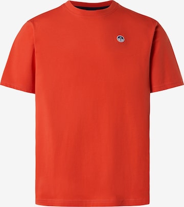 T-Shirt North Sails en rouge : devant