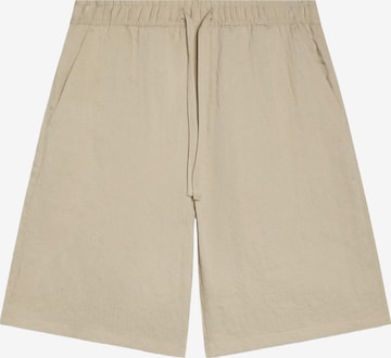 Regular Pantalon Bershka en gris : devant