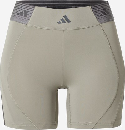 ADIDAS PERFORMANCE Workout Pants 'HYGLM  SHO Q3' in Anthracite / Graphite / Green, Item view