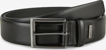 bugatti Gürtel '1401' in Schwarz: Vorderseite
