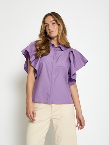 Camicia da donna di Peppercorn in lilla: frontale