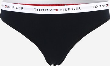 Tommy Hilfiger Underwear Tanga – modrá: přední strana