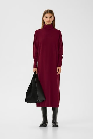 InWear Gebreide jurk 'Kellsie' in Rood