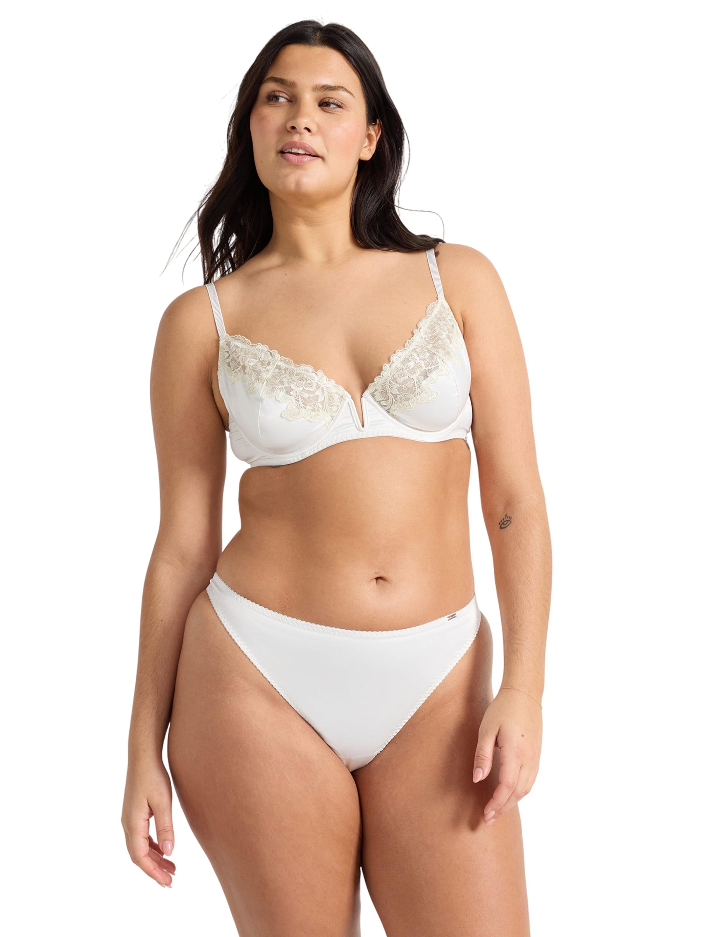 Lindex - Tanga em branco: frente