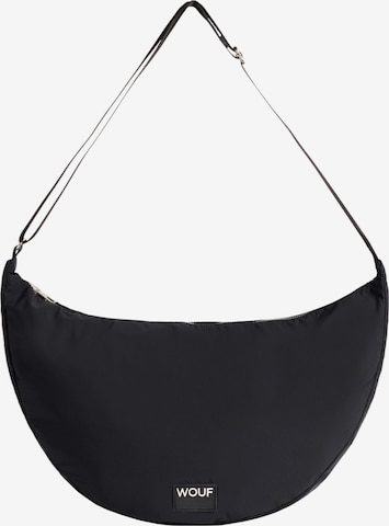 Wouf Crossbody Bag in Black: front