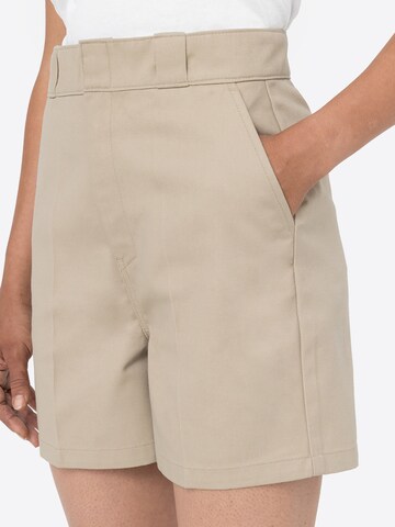 DICKIES Regular Pleat-front trousers 'Phoenix' in Beige
