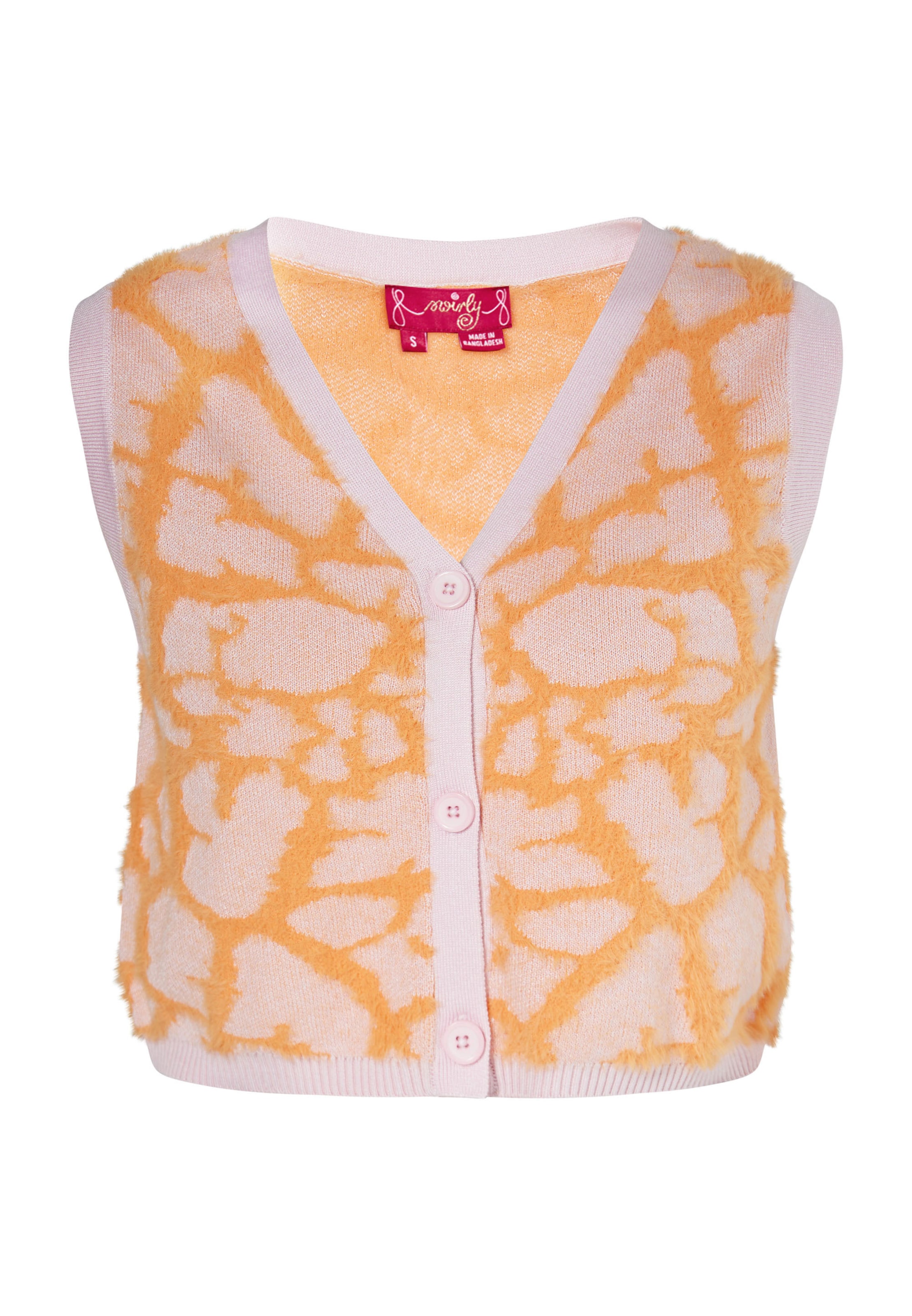 swirly Вязаная кофта в Оранжевый: спереди