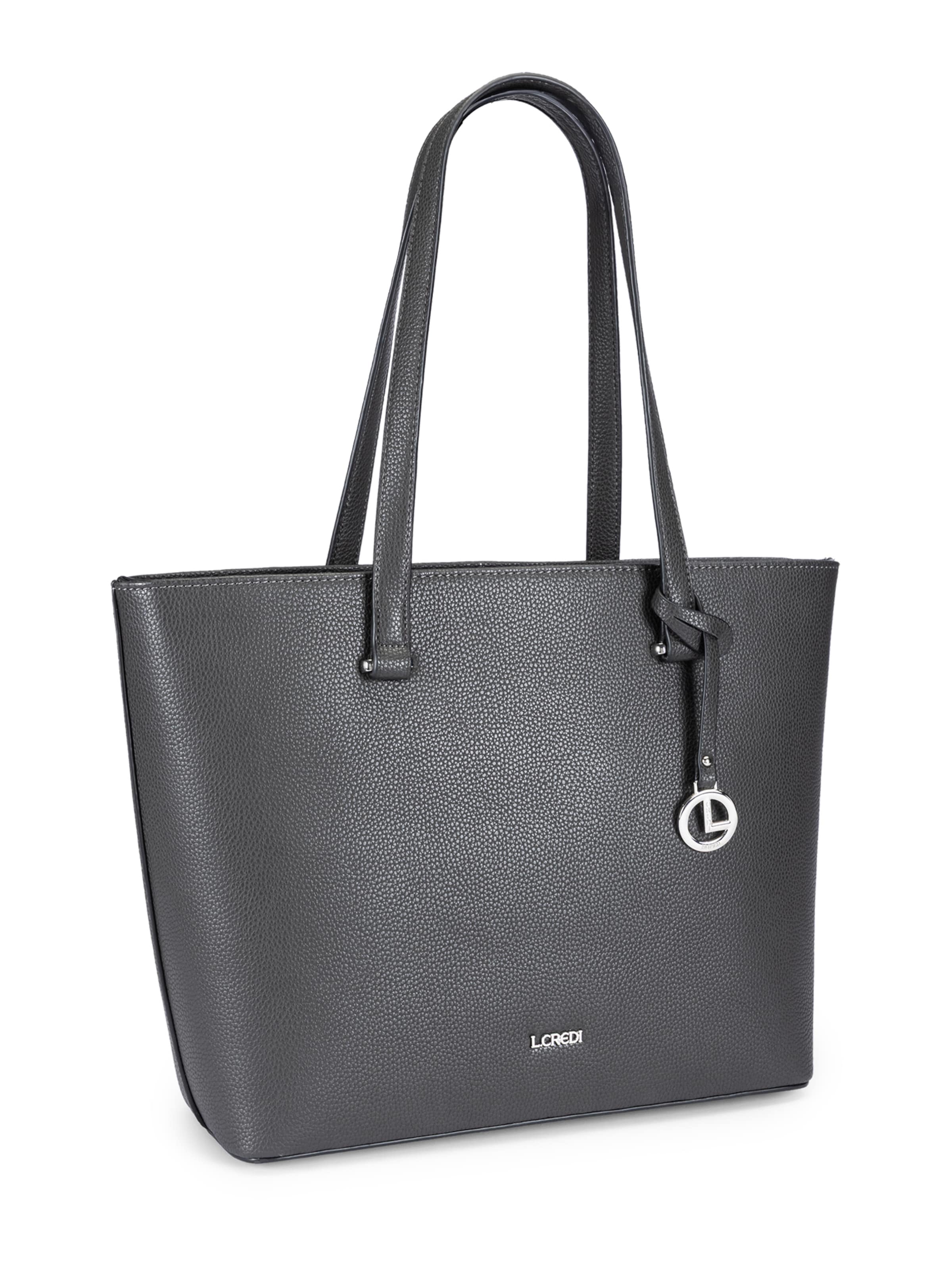 L.CREDI Shopper 'Sarine' in Grey