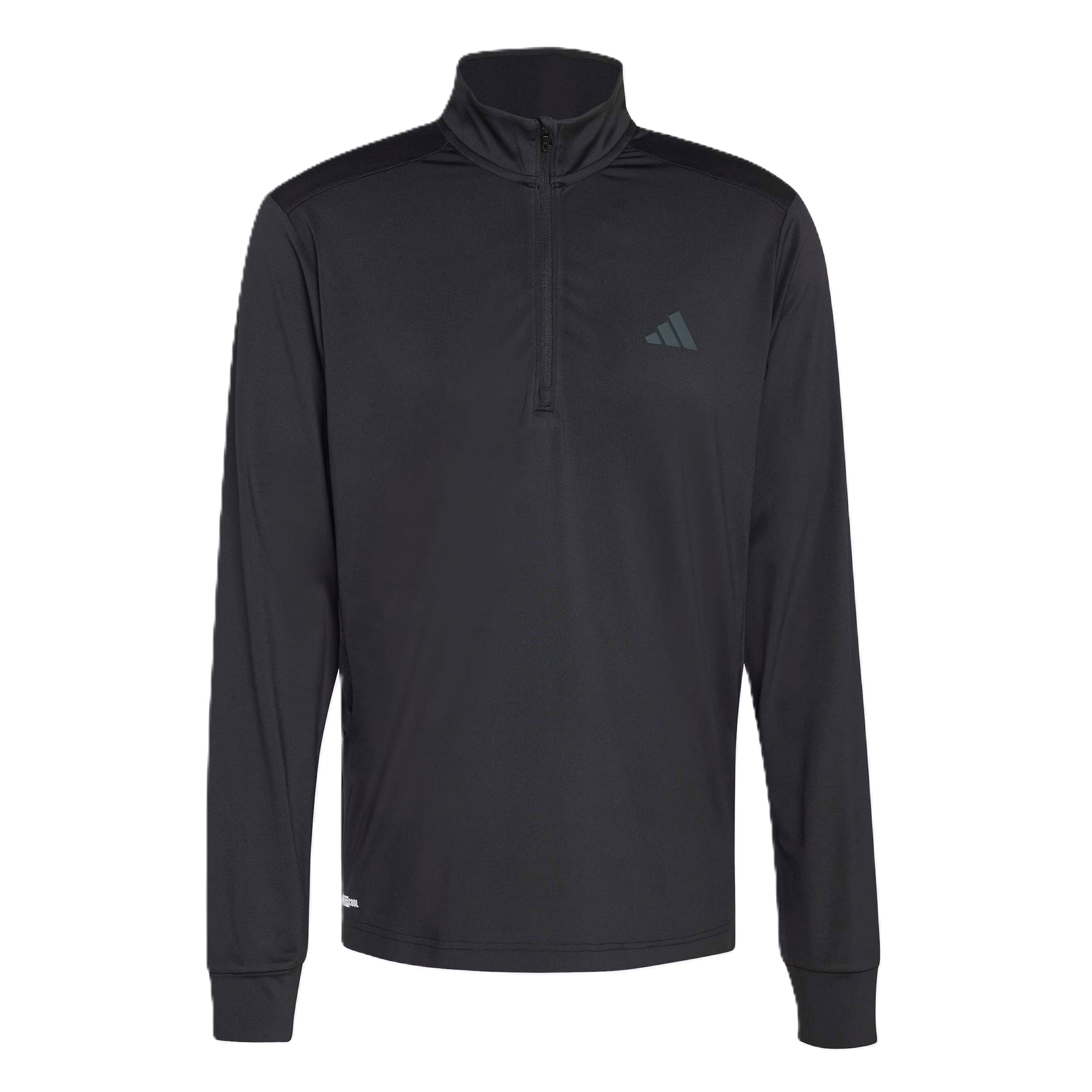 ADIDAS PERFORMANCE Sportsweatshirt 'TECHESS' in XL in hellgrau / schwarz, Produktansicht