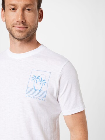 KnowledgeCotton Apparel T-Shirt 'Slub' (GOTS) in Weiß