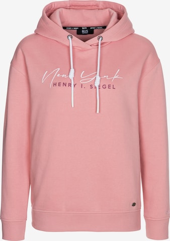 H.I.S Sweatshirt in Pink: predná strana