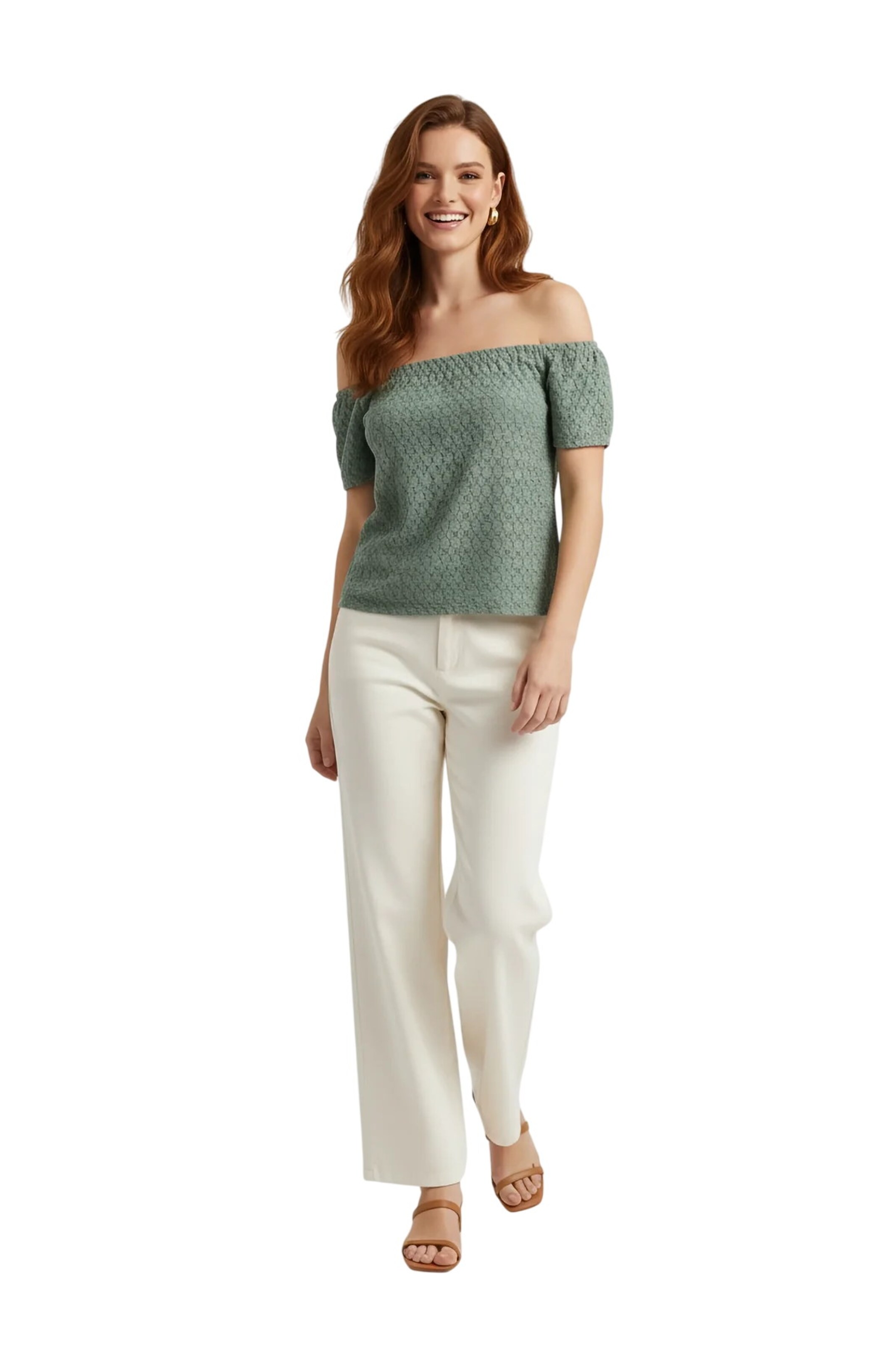 Alexa Dash Blouse in Green