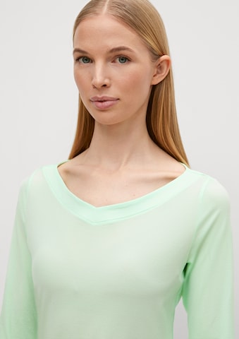 COMMA Shirt in Groen: voorkant