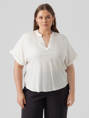 Vero Moda Curve Blouse 'VMCBeauty' in White: front