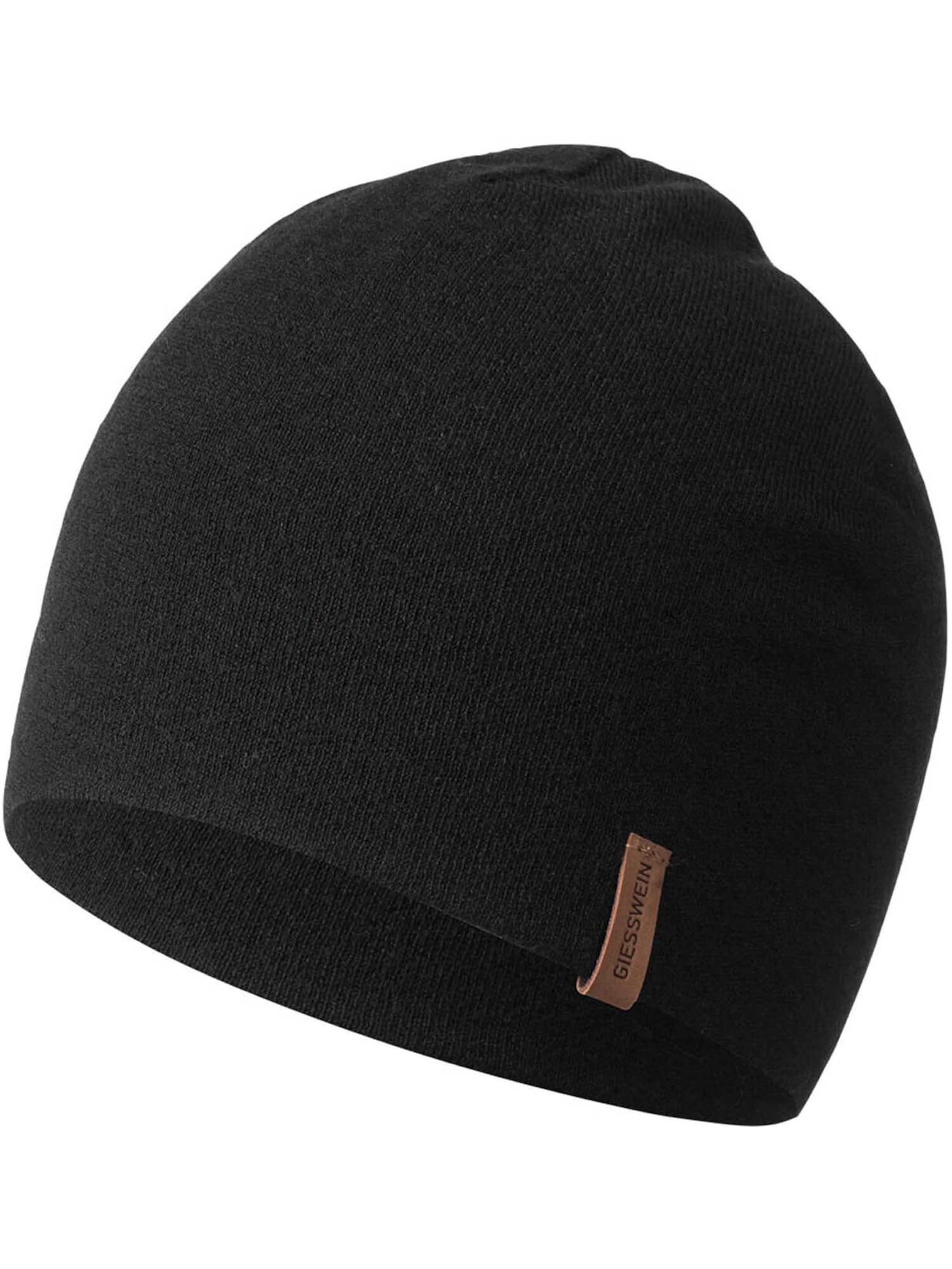 GIESSWEIN Sports beanie 'Gehrenspitze' in Black: front
