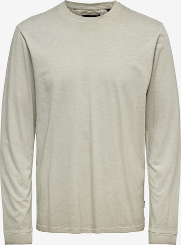 T-Shirt Only & Sons en beige : devant