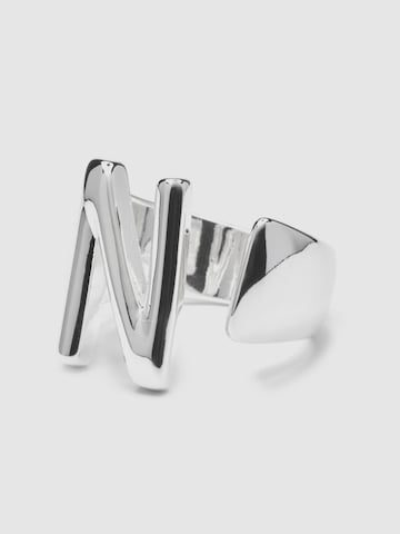 Luxenter Ring 'Alphabet N'‌‌‌‌‌‌ in Silber