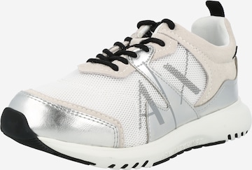 Sneaker bassa di ARMANI EXCHANGE in bianco: frontale