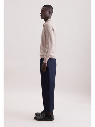 SEIDENSTICKER Pullover 'Schwarze Rose' in Beige