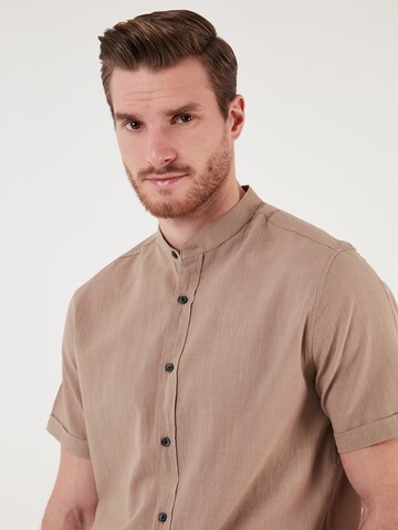 Buratti Regular fit Button Up Shirt in Brown