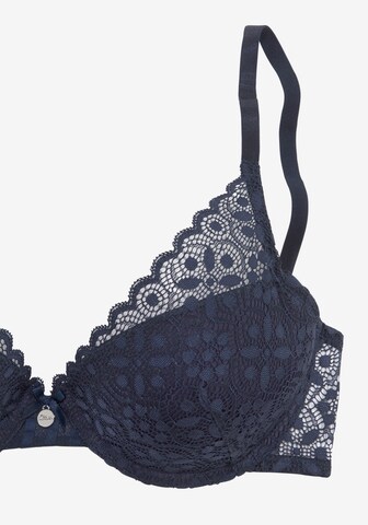 s.Oliver Push-up Bra in Blue