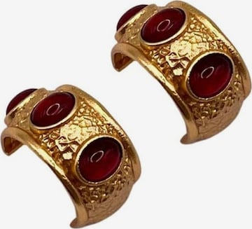 Les Reines Korvakoru 'Ruby Crown Hoops' värissä kulta: etupuoli