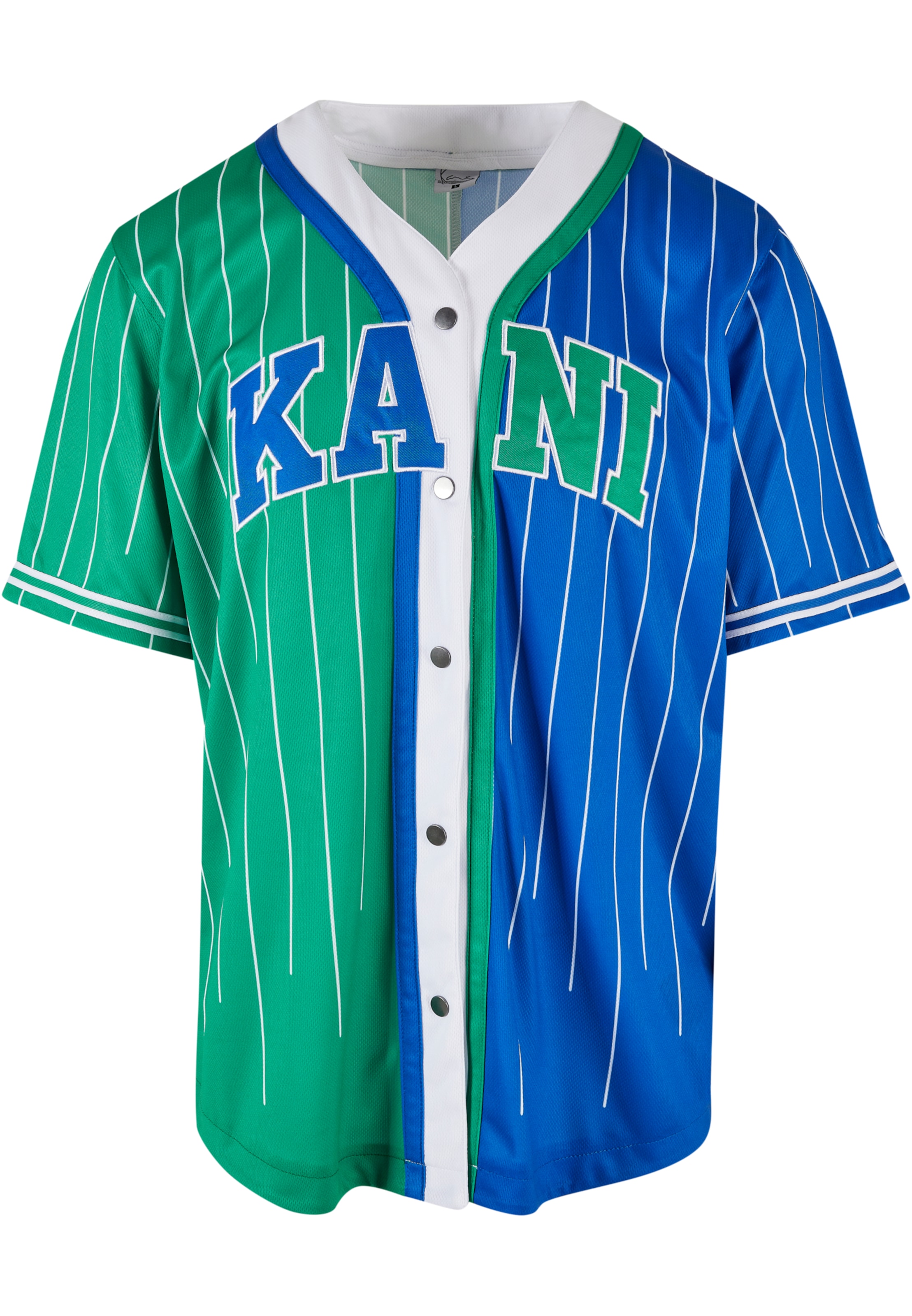 Karl Kani T-Shirt 'Serif' in Blau: Vorderseite