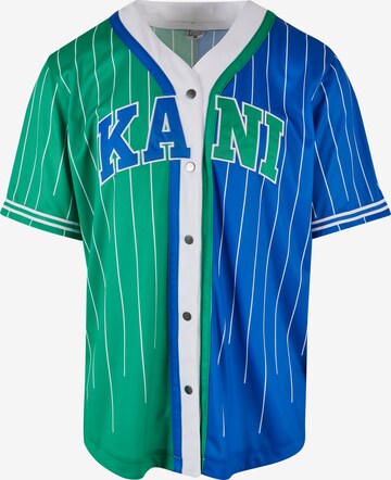 Karl Kani Shirt 'Serif' in Blauw: voorkant