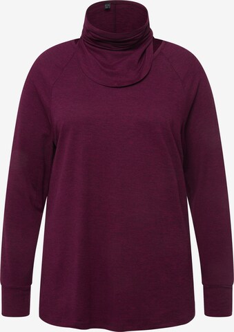 Ulla Popken Sweatshirt in Lila: voorkant