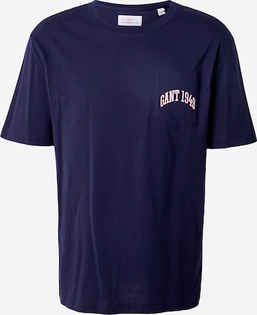 GANT T-Shirt in Blau: Vorderseite
