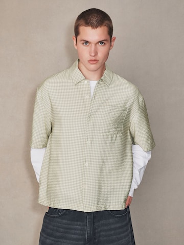 Next Comfort fit Overhemd in Beige: voorkant