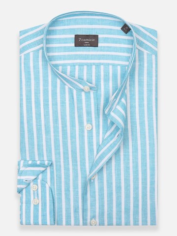 Slim fit Camicia business 'Caravaggio' di 7Camicie in blu